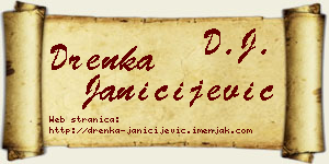Drenka Janičijević vizit kartica